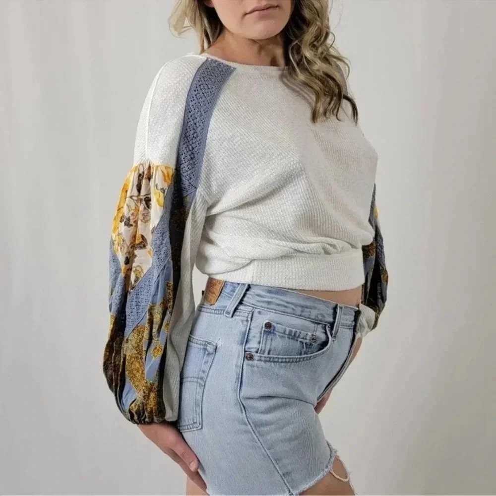Free People Casual Clash Thermal Top - Picture 9 of 11